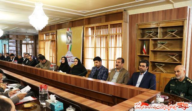 جلسه شورای ترویج فرهنگ ایثار و شهادت شهرستان بوکان برگزار شد