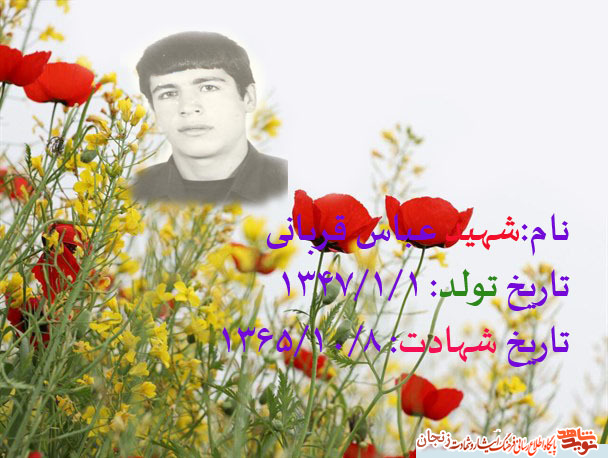 زندگینامه شهید عباس قربانی
