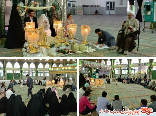 عقد دو زوج جوان در جوار مزار «شهداى گمنام» عقد دو زوج جوان در جوار مزار «شهداى گمنام»