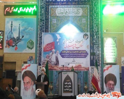 شهید سلیمانی نماد عبودیت و بندگی خدا بود