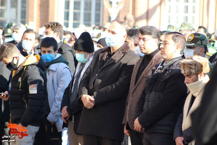 گزارش تصویری/ پیکر 4 شهید گمنام در آذربایجان غربی، تشییع شد