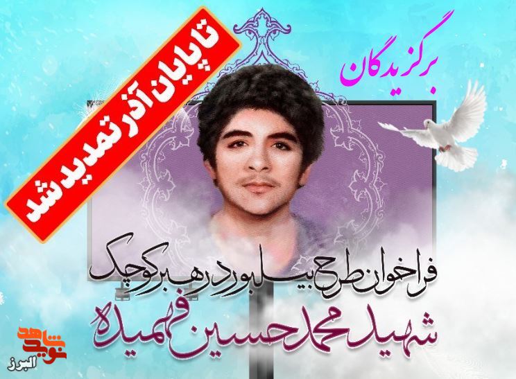 نام برگزیدگان مسابقه بیلبوردی شهید فهمیده اعلام شد