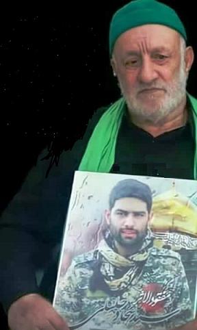 پدر شهيد مدافع حرم «سيد سجاد خليلى» به فرزند شهيد پيوست