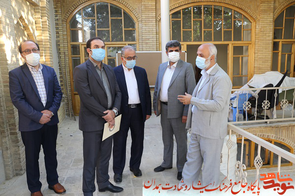 گزارش تصویری| بازدید دکتر نریمانی از بیت آیت الله مدنی