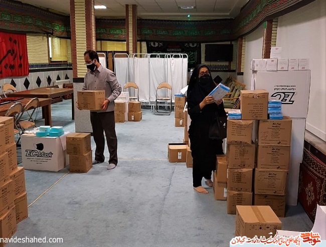 2 هزار، بسته بهداشتی بین ایثارگران گیلانی توزیع شد