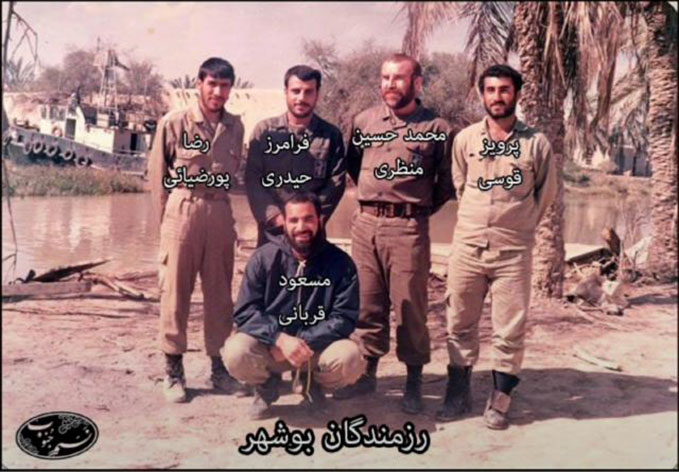 گویا سازی تصاویر رزمندگان بوشهری