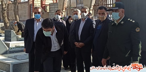 حضورهیأت دولت در گلزارهای شهدای استان لرستان