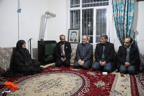 مسئولان با خانواده شهید «مرادی» دیدار کردند