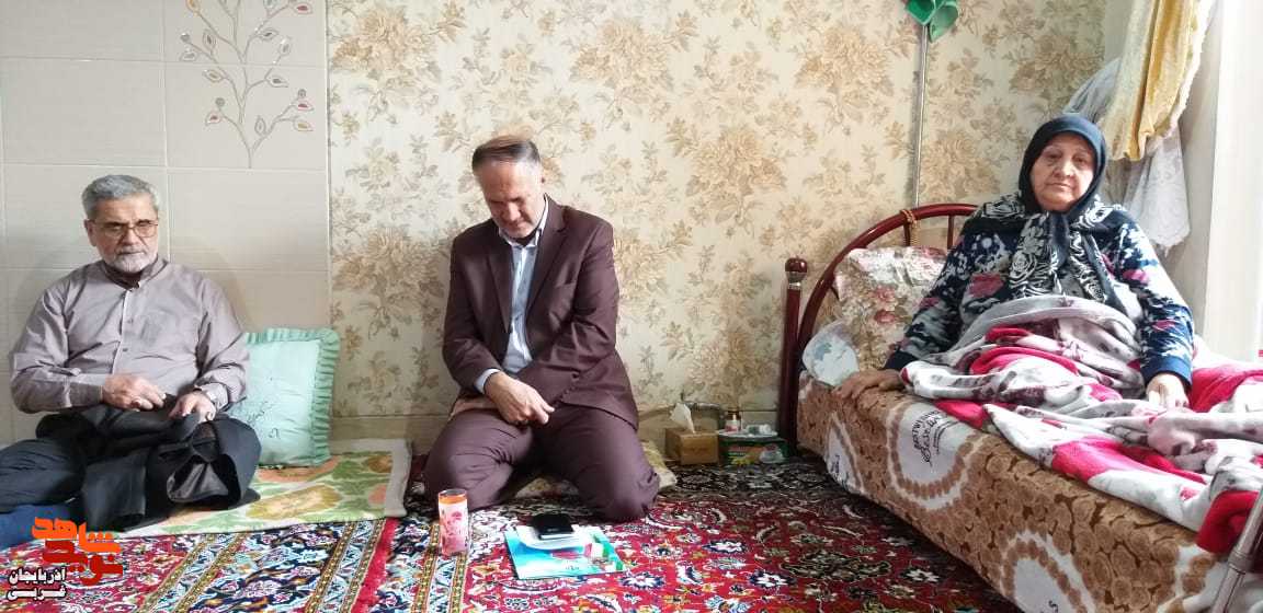 دیدار با خانواده شهید و جانباز 70 درصد سادات