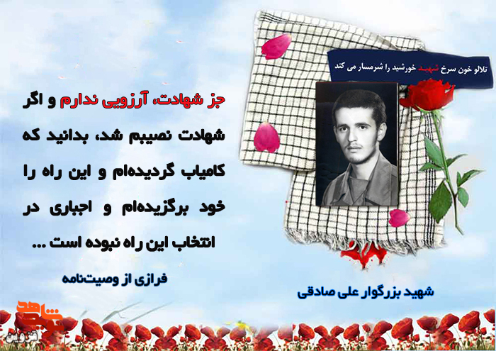 آرزویى جز شهادت ندارم