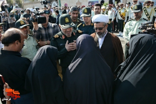 تشییع پیکر شهید مدافع امنیت «مهدی لطفی» در بروجرد