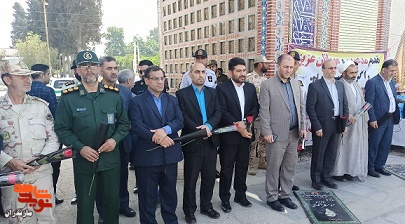 گزارش تصویری/ مراسم غبارروبی گلزار شهدای بهشت فاطمه (س)