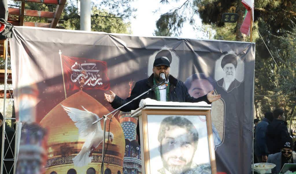 مراسم سالگرد شهادت شهید مدافع حرم