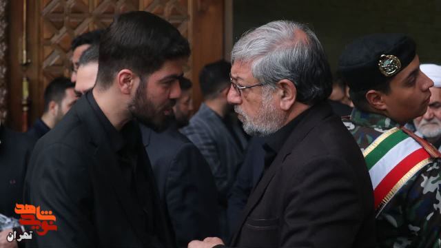 مراسم تشییع پیکر شهیدان آیت‌الله آل هاشم و دکتر رحمتی