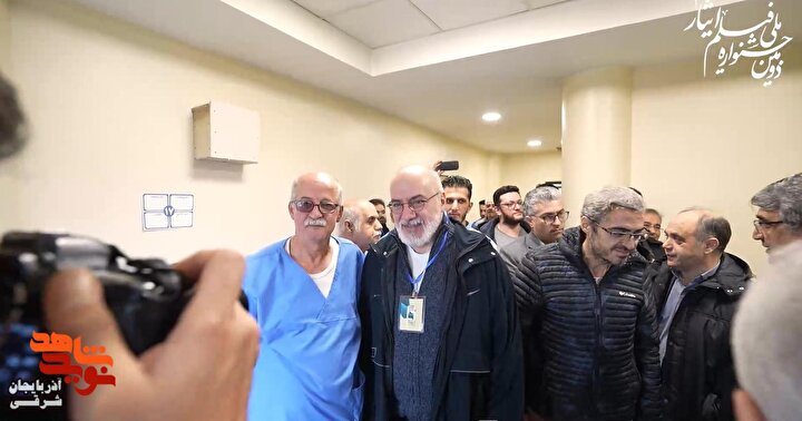 حضور هنرمندان جشنواره ملی فیلم «ایثار» در آسایشگاه جانبازان فجر تبریز