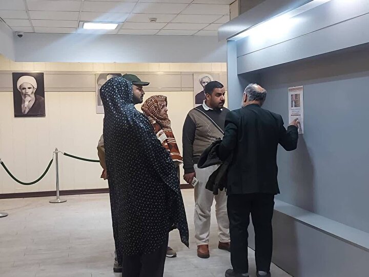 بازدید هیئت بانوان گلزار شهید محلاتی از موزه مرکزی شهدا