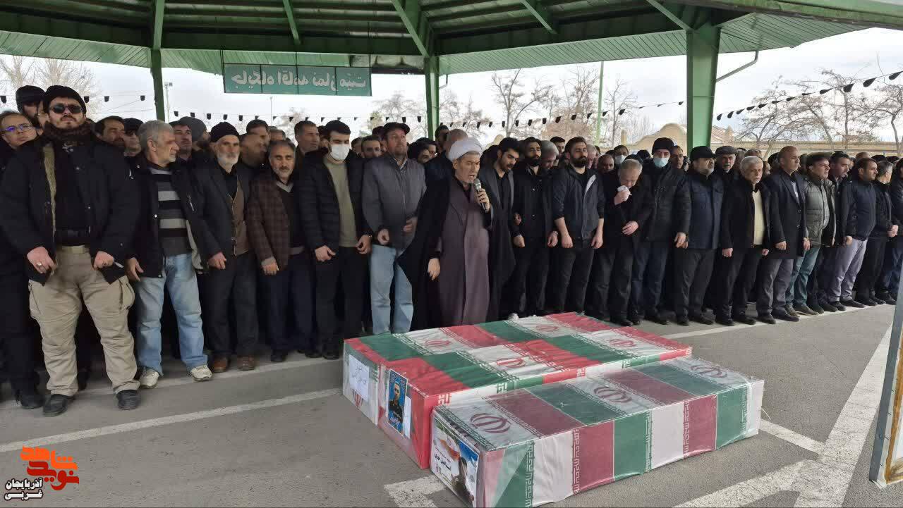 تشییع پیکر ۴ شهید حملات آمریکایی و صهیونیستی به ارومیه