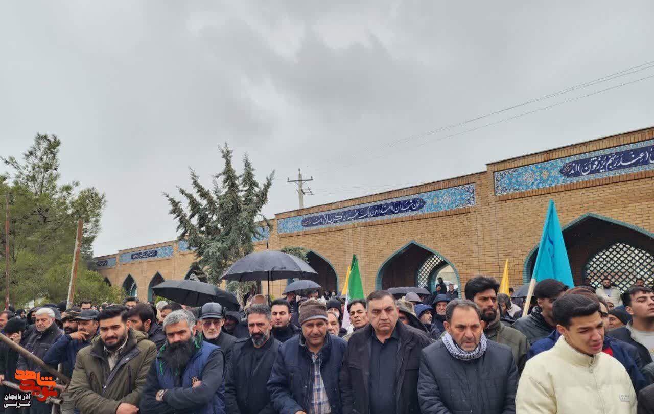 تشییع پیکر مطهر جوان برومند سولدوز در نقده