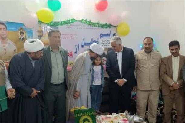 مراسم جشن میلاد با سعادت حضرت معصومه (س) و روز دختر در منزل شهید«علی شیخی کبیر» برگزار شد