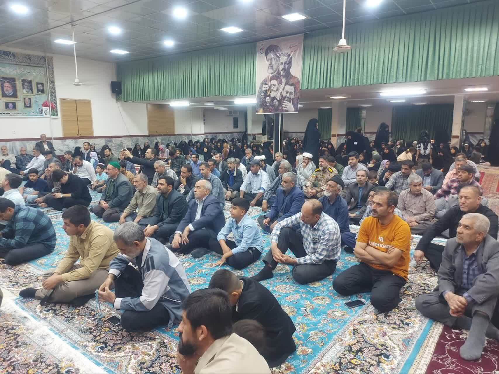 اولین سالگرد شهادت شهید جمهور و یادواره شهدای  خدمت در شهرستان شیروان برگزار شد
