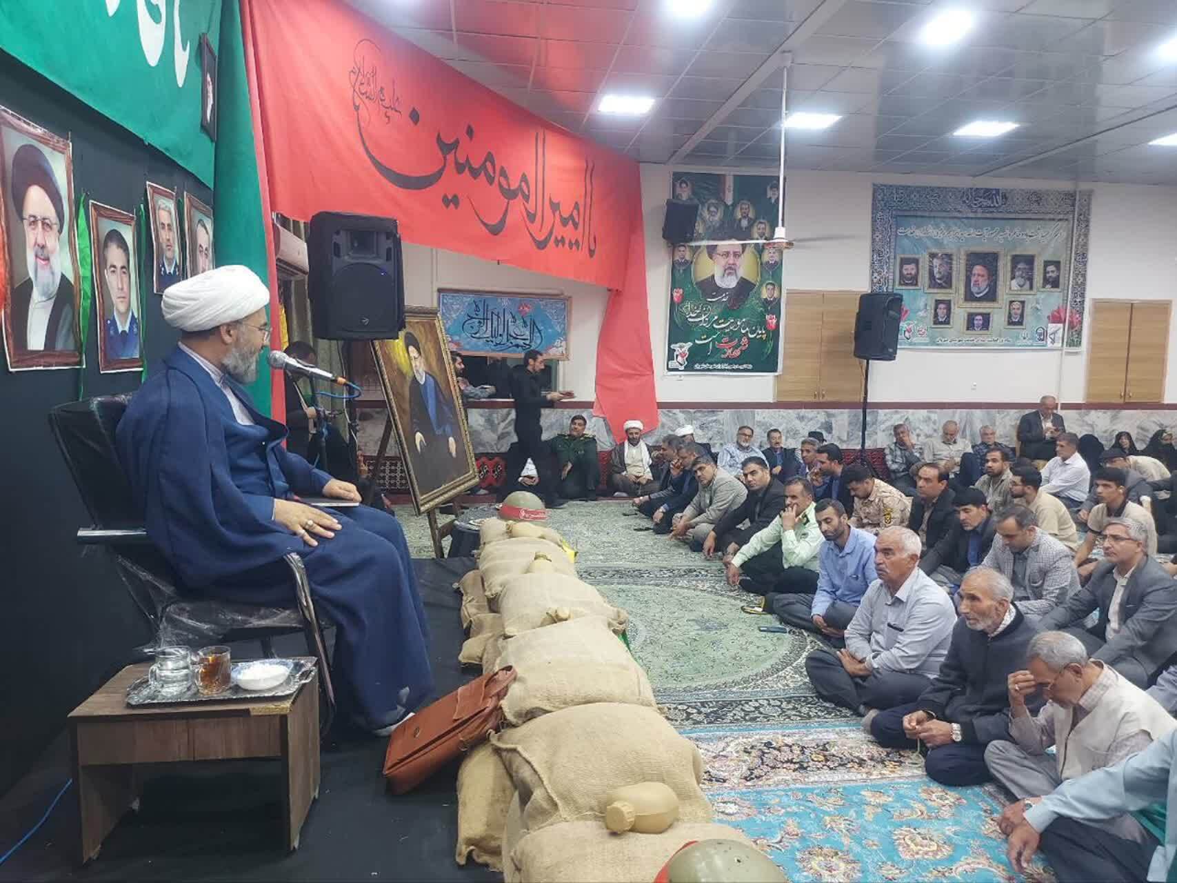 اولین سالگرد شهادت شهید جمهور و یادواره شهدای  خدمت در شهرستان شیروان برگزار شد