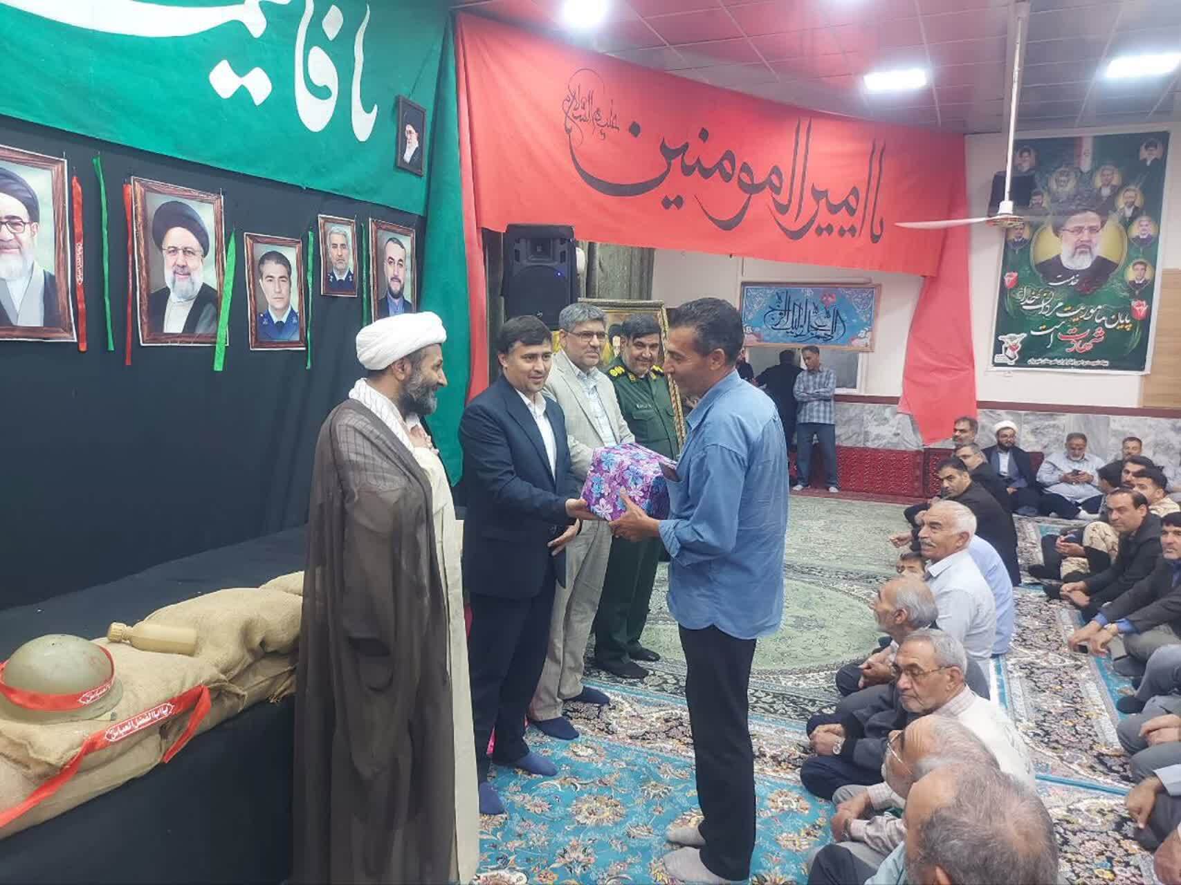اولین سالگرد شهادت شهید جمهور و یادواره شهدای  خدمت در شهرستان شیروان برگزار شد