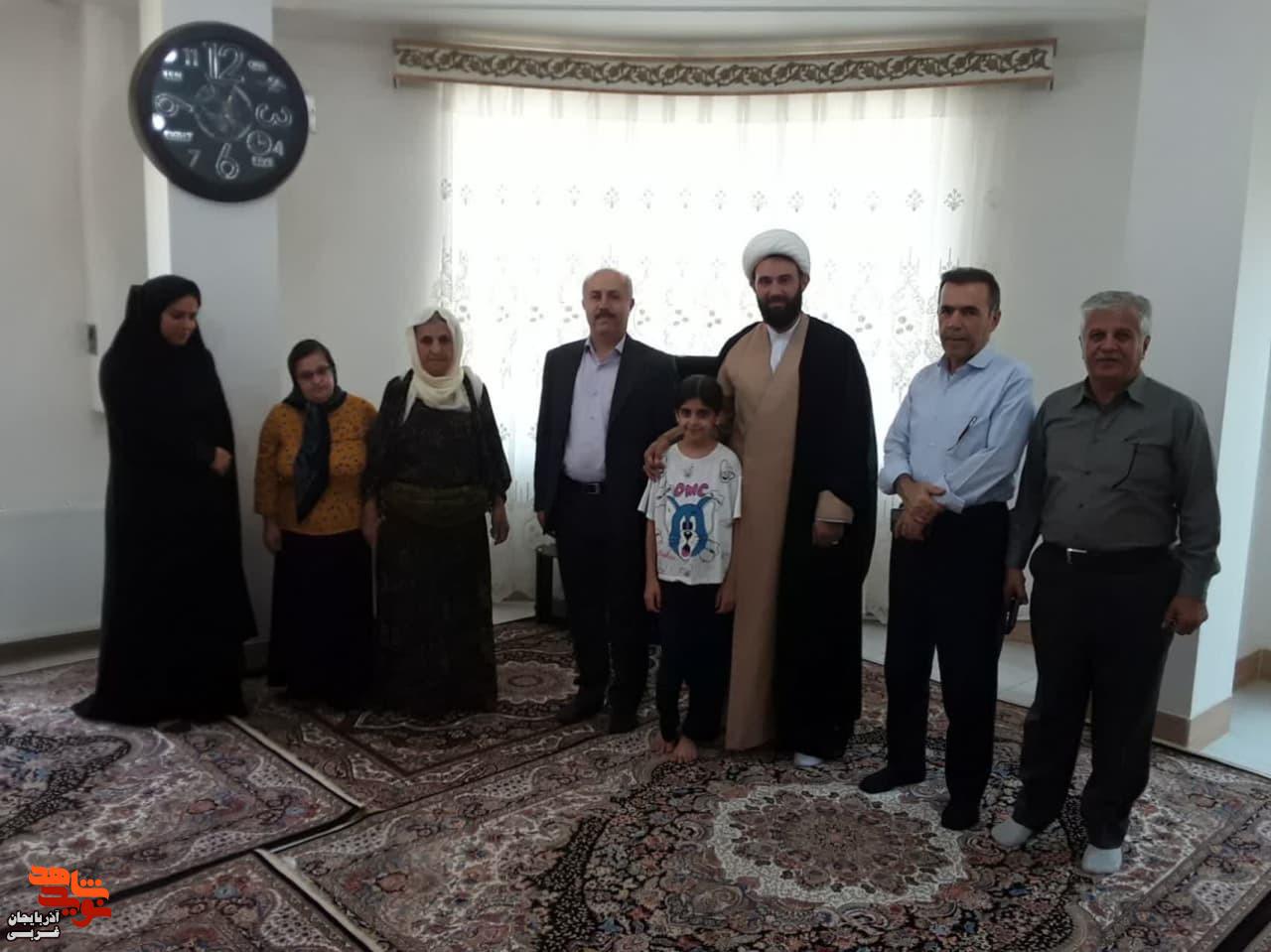 دیدار از خانواده های معظم شهدای سادات مهاباد