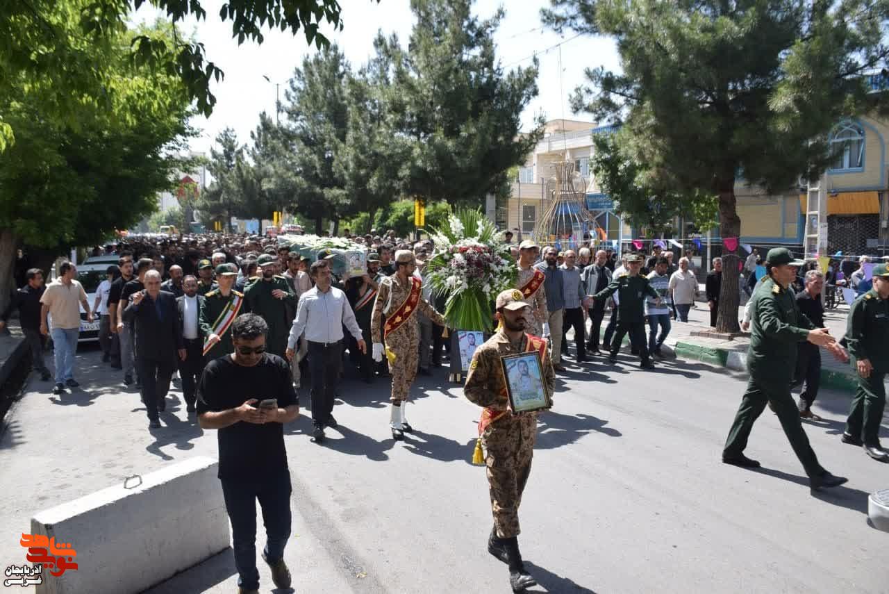 تشییع پیکر مطهر شهید «سجاد بختیاری»