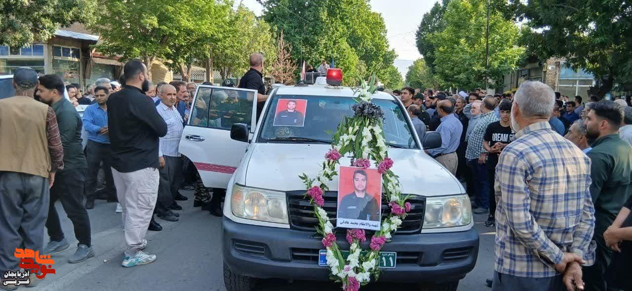 مراسم تشییع پیکر مطهر شهید والامقام پاسدار «محمد عادلی»