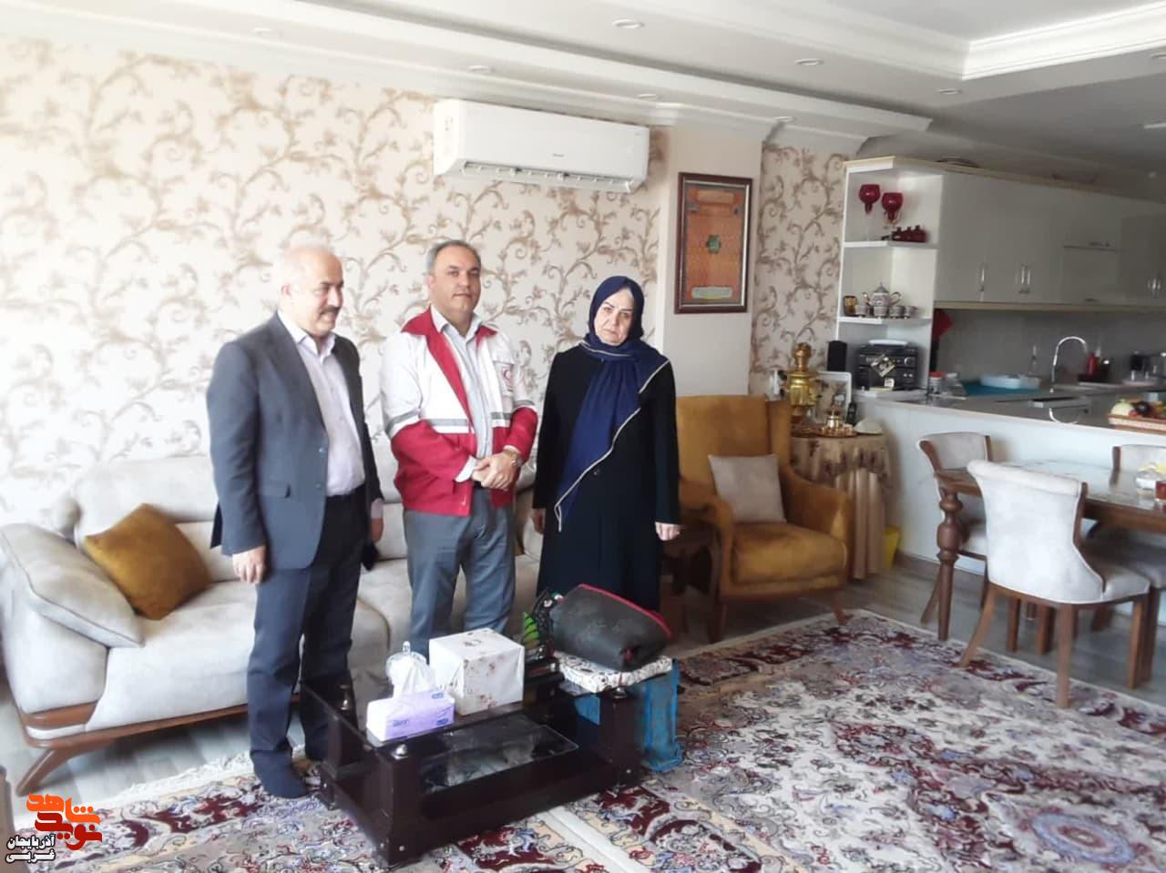 دیدار از خانواده های معظم شهداء در شهرستان مهاباد