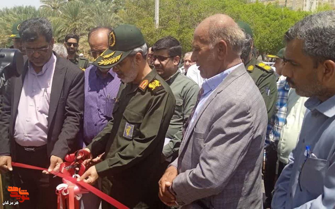 رونمایی از تندیس سردار شهید «علی حاجبی» در شهرستان رودان