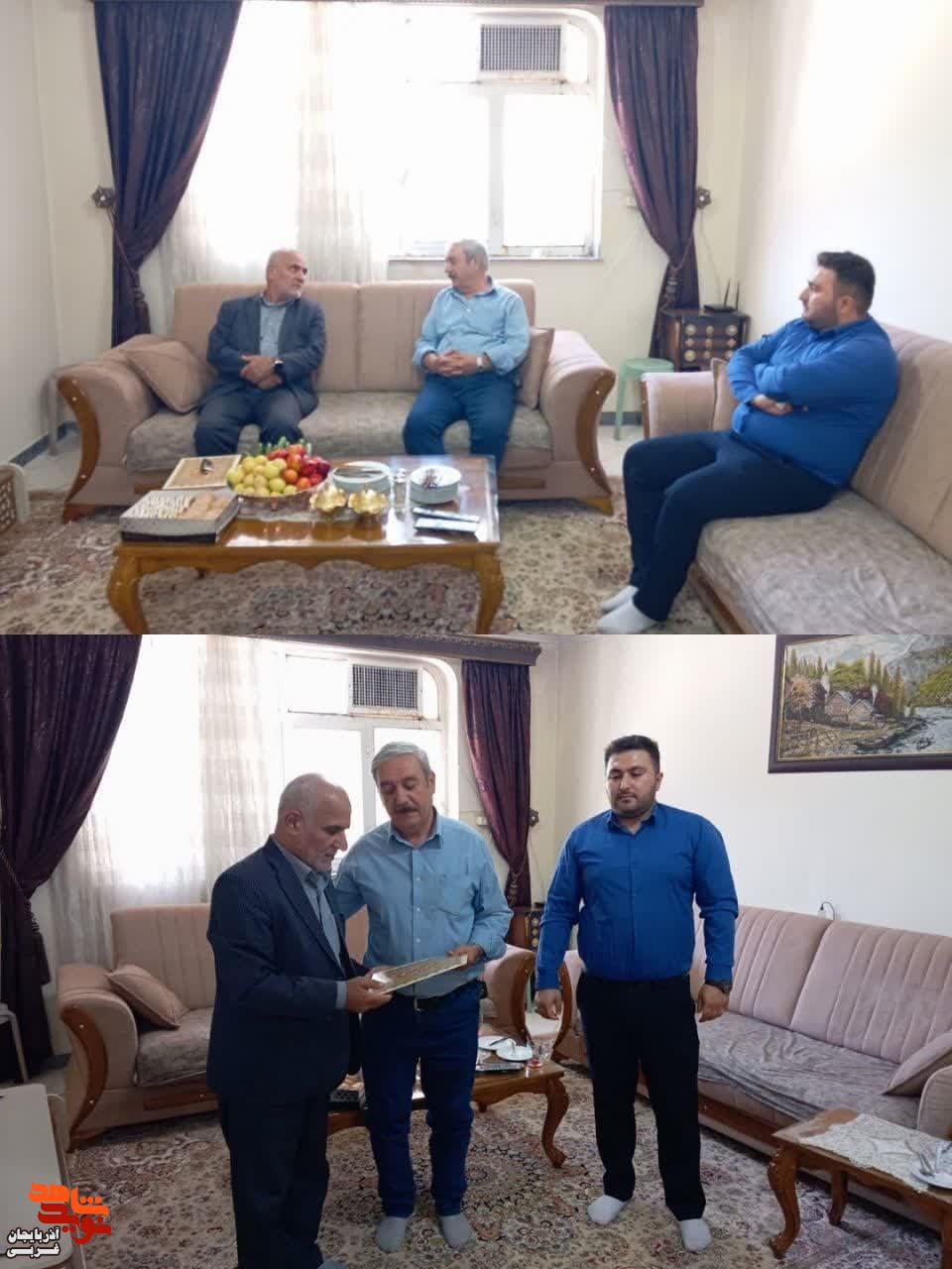 دیدار و تجلیل مسئولین شهرستان بوکان با جانبازان و خانواده معظم شهید