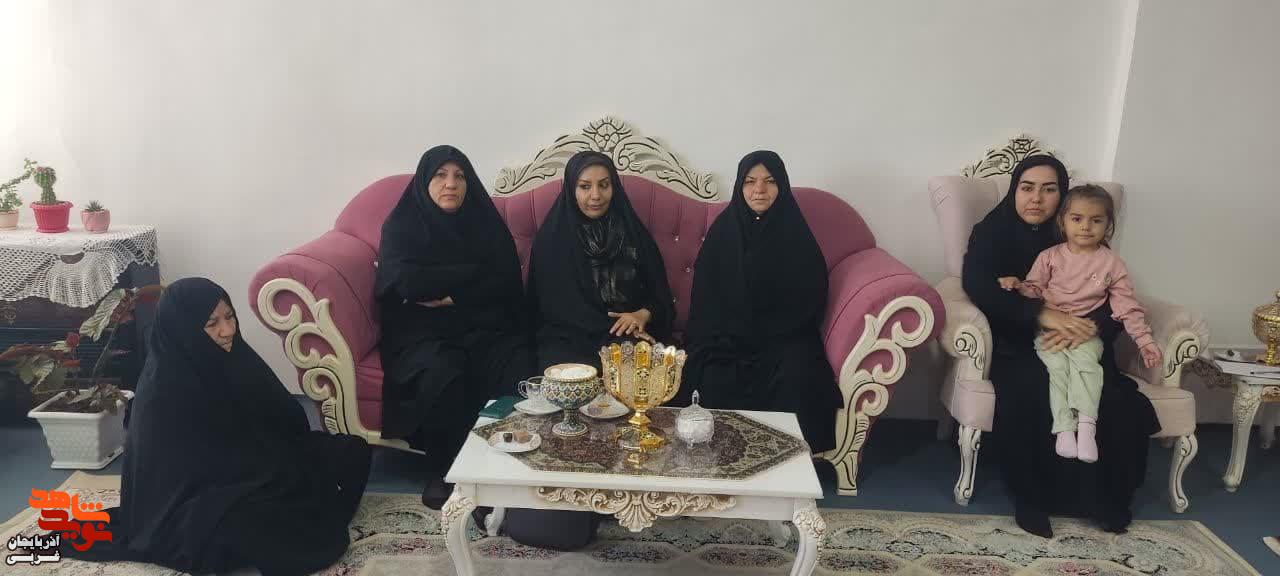 دیدار از خانواده شهدای اقتدار در شهرستان نقده
