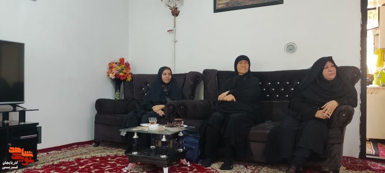 دیدار از خانواده شهدای اقتدار در شهرستان نقده