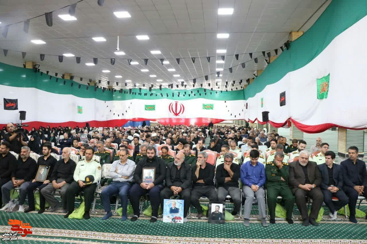 مراسم بزرگداشت شهدای اقتدار ایران در شهرستان خوی
