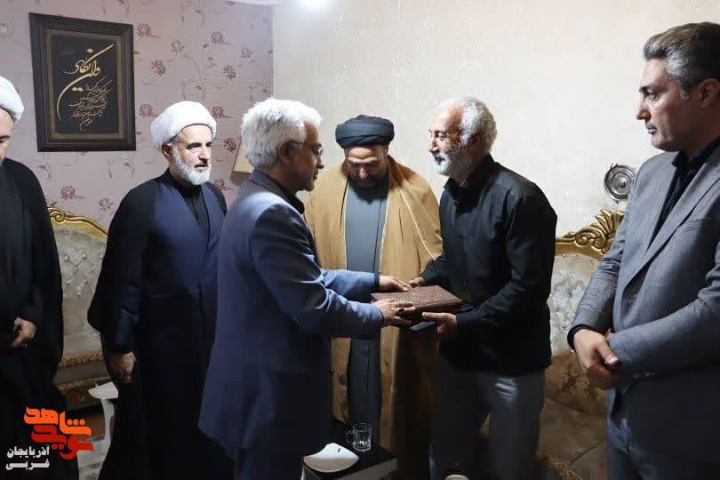 دیدار معاون بهداشت و درمان بنیاد شهید و امورایثارگران و مدیرکل بنیاد آذربایجان غربی با خانواده تعدادی از شهدای اقتدار در ارومیه
