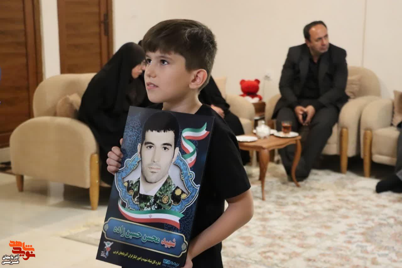 دیدار معاون بهداشت و درمان بنیاد شهید و امورایثارگران و مدیرکل بنیاد آذربایجان غربی با خانواده تعدادی از شهدای اقتدار در ارومیه