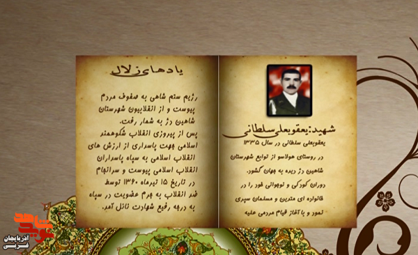 زندگی‌نامه شهید والامقام «یعقوب علی سلطانی» منتشر شد