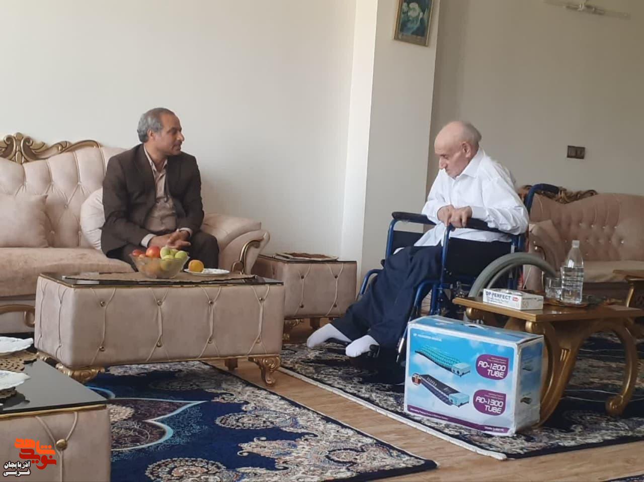 دیدار و تجلیل از جانبازان و خانواده ایشان در سلماس