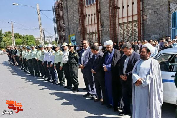 پیکر شهید «رضا لشنی زند» در دورود به خاک سپرده شد