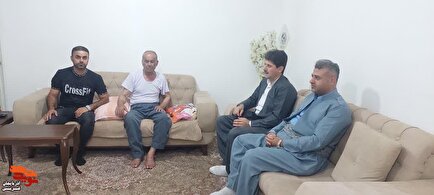 دیدار و تجلیل مسئولین شهرستان سردشت با جانباز شیمیایی محمد ایران منش و...