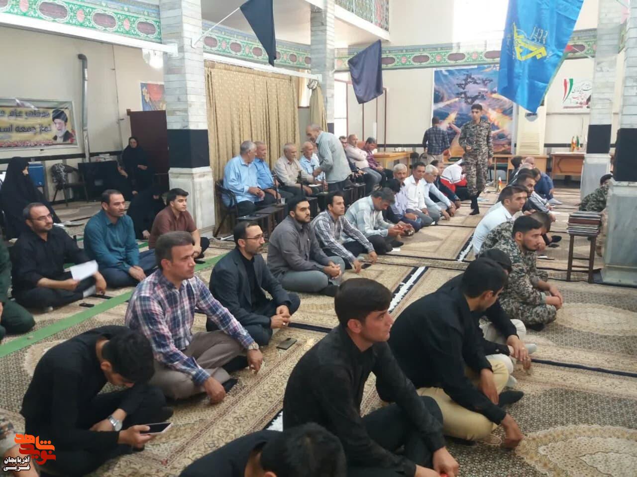 برگزاری مراسم چهلم شهدای اقتدار در شهرستان پلدشت
