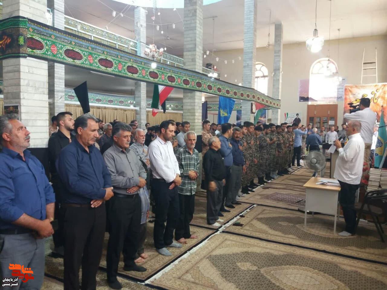 برگزاری مراسم چهلم شهدای اقتدار در شهرستان پلدشت