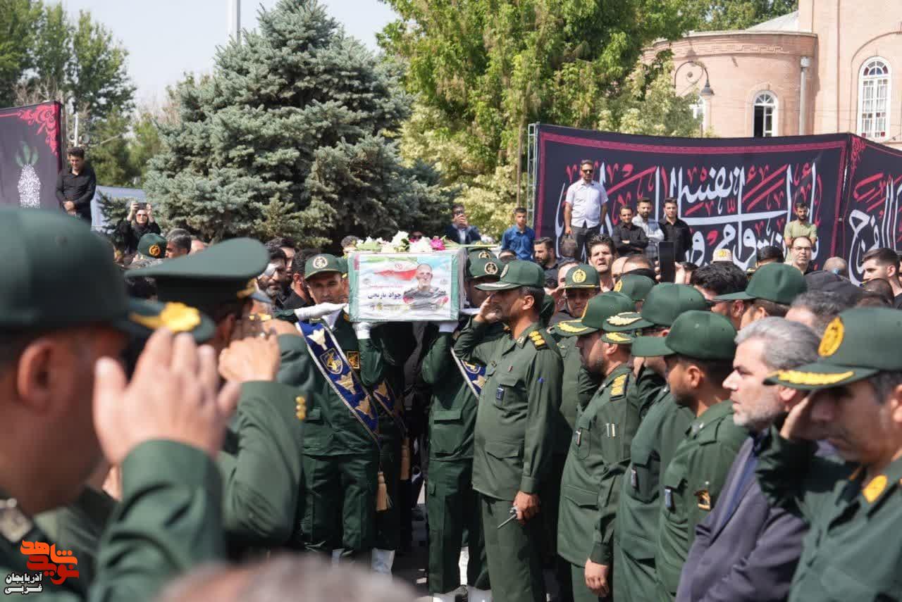 تشییع پیکر مطهر سردار شهید جواد نارنجی در ارومیه