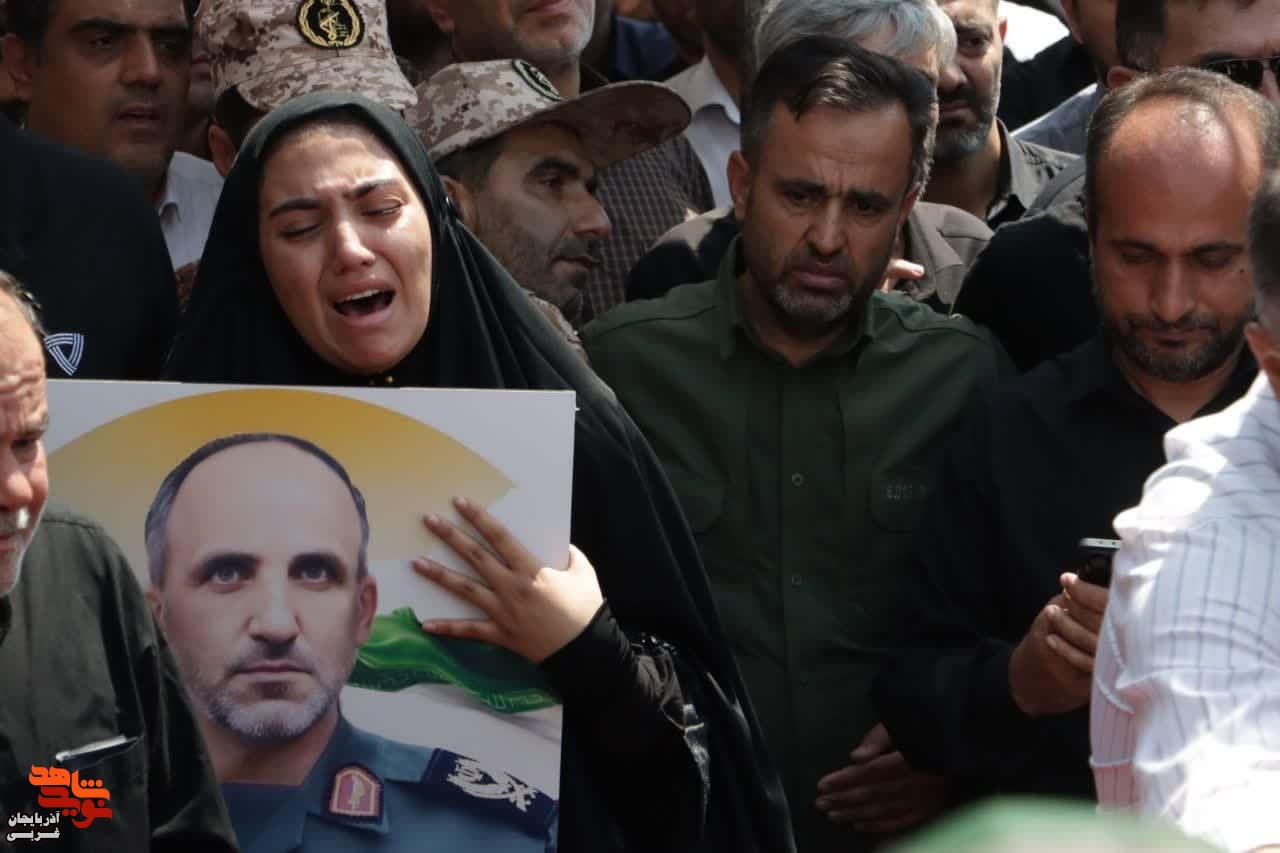 تشییع پیکر مطهر سردار شهید جواد نارنجی در ارومیه