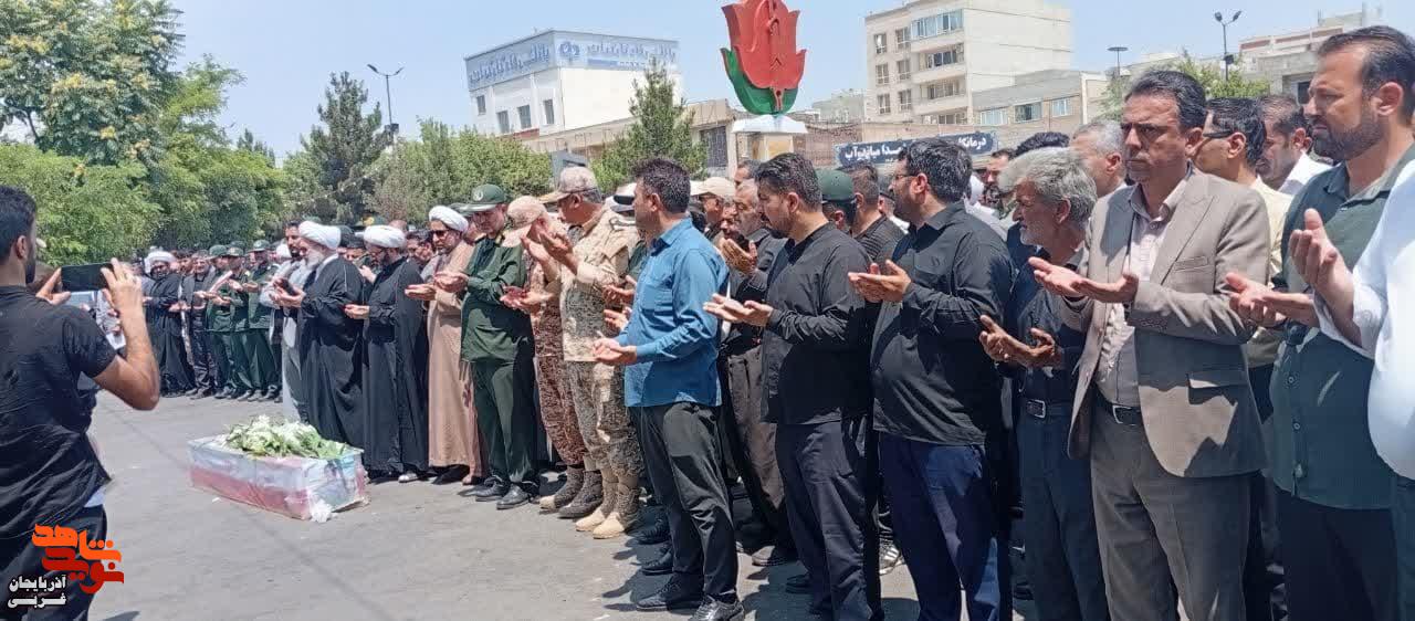 تشییع پیکر مطهر شهید «میثم کبیری» در میاندوآب