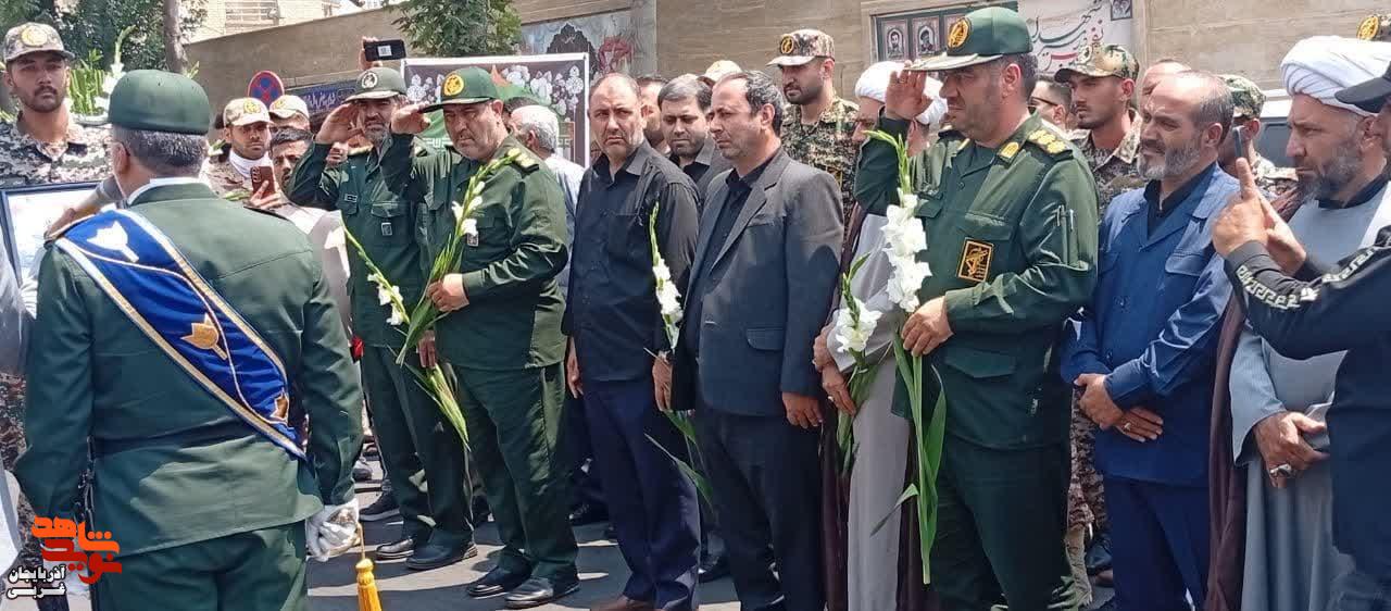 تشییع پیکر مطهر شهید «میثم کبیری» در میاندوآب