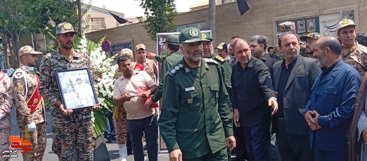 تشییع پیکر مطهر شهید «میثم کبیری» در میاندوآب