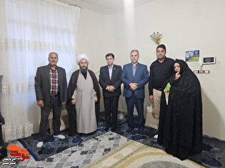 دیدار مسئولین شهرستان خوی با خانواده گرامی شهید...