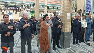 برگزاری مراسم جاماندگان از آیین تشییع قائد شهید...
